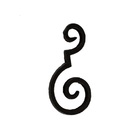 Grade Ferro Fundido Arabesco Portão Varanda Sacada 12x24cm