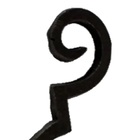 Grade Ferro Fundido Arabesco Portão Varanda Sacada 12x24cm