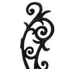 Grade Ferro Fundido Arabesco Portão Varanda Sacada 30x80cm