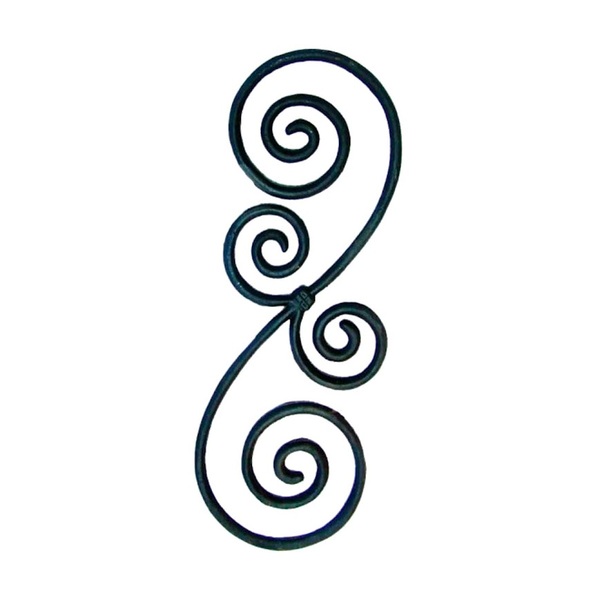 Grade Ferro Fundido Espanhola Sacada Varanda Escada 74x26cm