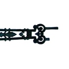 Grade Ferro Fundido Ouro Preto 1 Grau Sacada Varanda 86x15cm