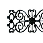 Grade Ferro Fundido Ramada Estreita Sacada Varanda 77x20cm