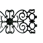 Grade Ferro Fundido Ramada Estreita Sacada Varanda 77x20cm