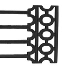 Grade Ferro Fundido Romana Sacada Varanda Escada 80x34cm