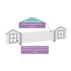 Grade Frontal Infantil Janelinhasbranco/cinza Casatema