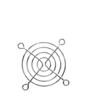 Grade Metálica  - Ø 80