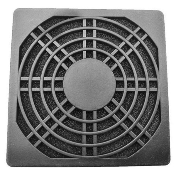 Grade Plástica Para Microventilador 8x8cm Com Filtro Adda Pre