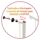 Grade Portão Pet Bebê Divisor Ambiente 68 A 123 Cm Branco