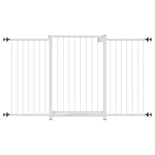 Grade Portão Pet Bebê Divisor Ambiente 68 A 133 Cm Branco