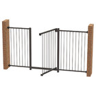 Grade Portão Pet Bebê Divisor Ambiente 68 A 143 Cm Preto