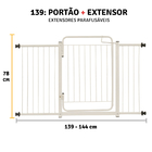 Grade Proteção Resistente Bebê Pet Crianças Reforçada 139/144