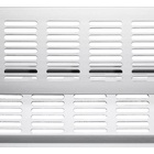 Grade Ventilação Alumínio Fosco Retangular8x 25cm