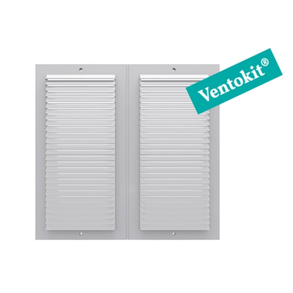 Grade Ventilacao Superfície Pvc 36x34cm Sem Tela Westaflex