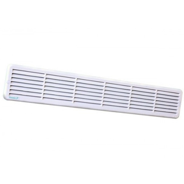 Grade Ventilacao Superfície Pvc 50x8cm Sem Tela Westaflex