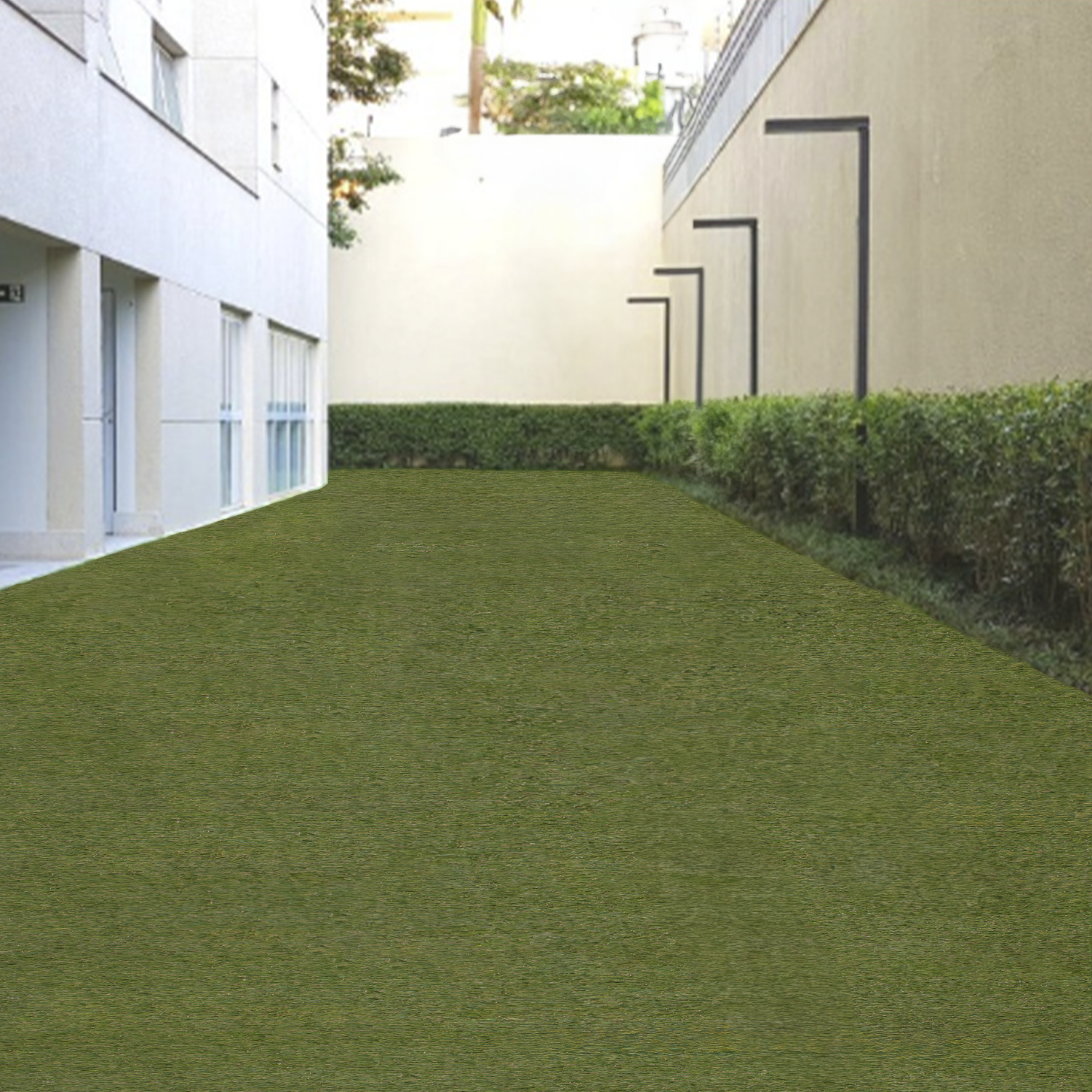 Grama Sintética 1x5m Marajó Naterial