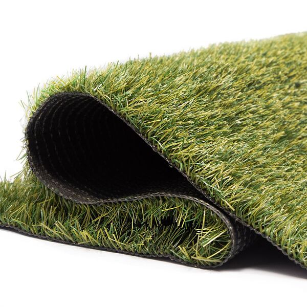 Grama Sintética 20mm Bicolor Semelhante A Grama Natural - 2m