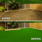 Grama Sintética Artificial 12mm 4m² com proteção UV e Anti-Fu