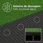 Grama Sintética Artificial 30mm Com Proteção Uv E Anti-fungo