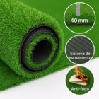 Grama Sintética Artificial 40mm Com Proteção Uv E Anti-fungo