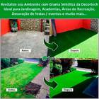 Grama Sintetica Softgrass Colors Preta 12mm - 2x2m - 4m2 - De