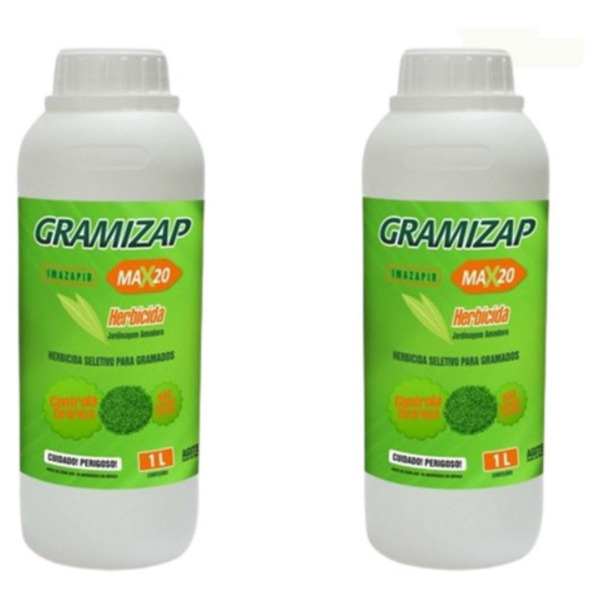 Gramizap Max20 Mata Elimina Tiriricas Na Grama1 Lt Kit 12 Uni
