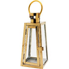 Grammi Lanterna 23x10x10cm Inox Dourado Pequeno