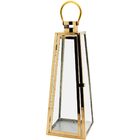 Grammi Lanterna Inox Dourado 3 Peças