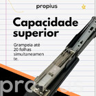 Grampeador De Aço Escolar Versátil Confortável Documento Pape