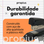 Grampeador De Aço Escritório Metal Confiável Ergonômico Antid