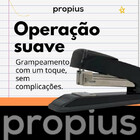 Grampeador De Aço Preto Ferramenta Adaptável Antideslizante P