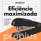 Grampeador De Aço Resistente Escritório Ferramenta Ergonômico
