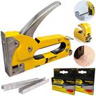 Grampeador Manual Tapeceiro Madeira Pressão Grampos 4 - 8mm +