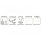 Grampeador Metal Cis C-15 Cinza Mesa 40fls