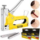 Grampeador Pinador Manual Profissional 3 Em 1 Pressão Grampos