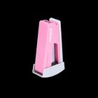 Grampeador Plástico Rosa Mx-g20 Switch Maxprint