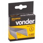 Grampo 6mm Reto Grampeador Manual Com 1000 Peças - Vonder