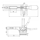 Grampo Aperto Rápido Vonder Horizontal Ghv225