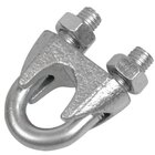 Grampo Clips P/ Cabo De Aço 1/8 50 Unidades