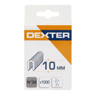 Grampo de 10mm caixa com 1000 grampos Dexter
