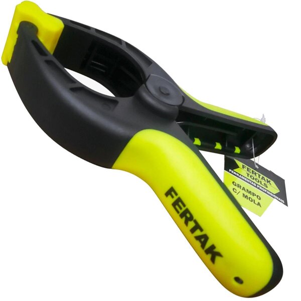 Grampo De Nylon Brasfort 6" Com Mola