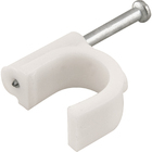 Grampo Plástico Redondo Para De Fios 8 Mm - Vonder