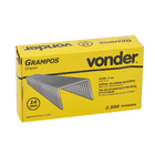 Grampo Reto 14mm GPV-14 2500 unidades Vonder