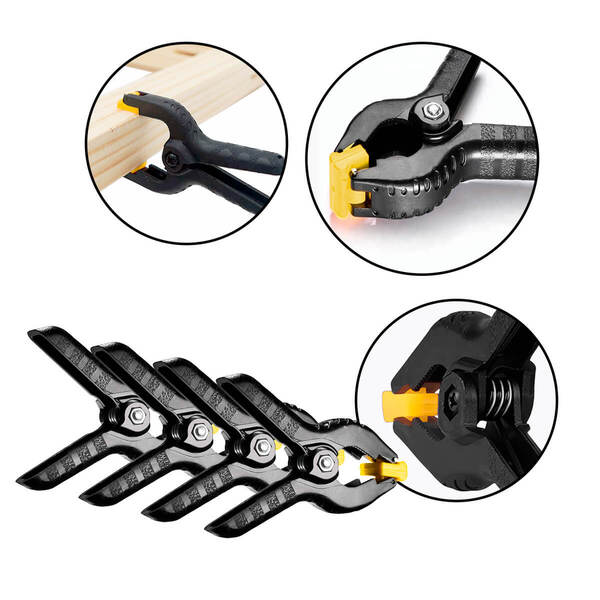 Grampos De Marcenaria Alças Antiderrapantes 4 Peças