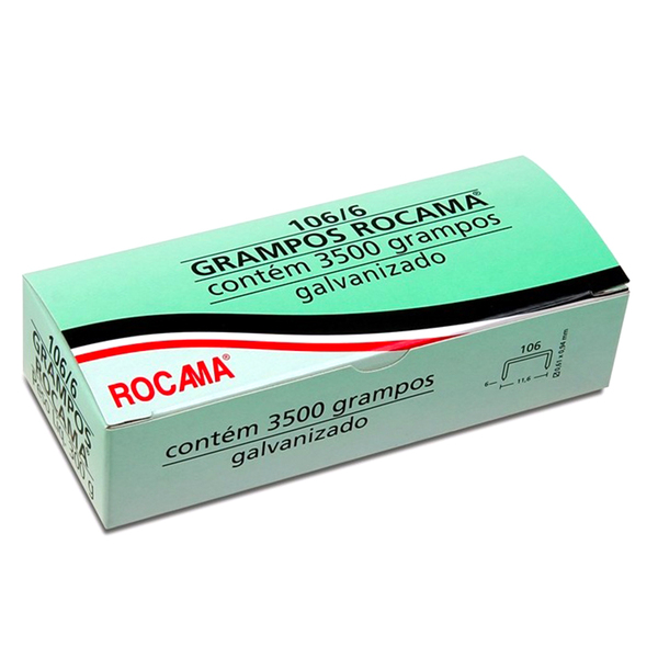 Grampos Tapeceiro Artesanatos 106 6 Mm Galvanizados 3500 Gram