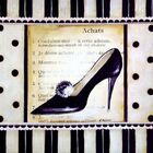 Gravura  Coleção Shopping Calçados 30 X 30 Cm