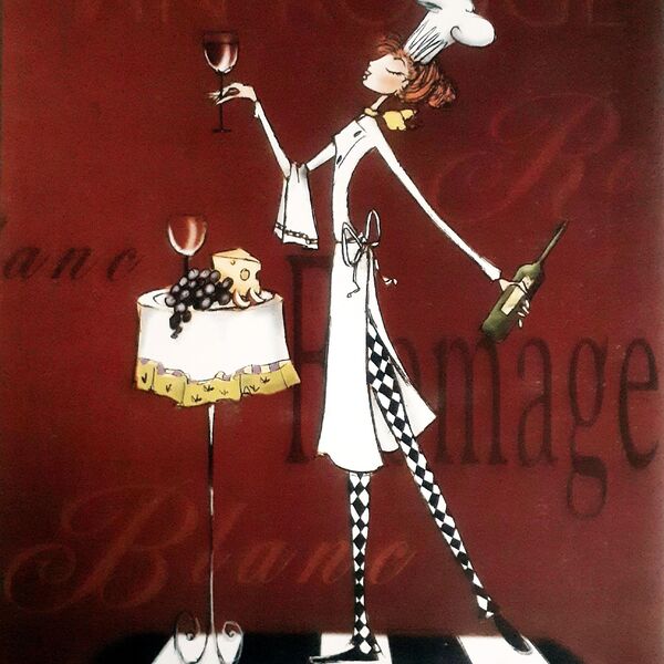 Gravura Coleção Cozinha Bom Apetite 25 X 20 Cm