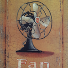 Gravura Coleção Retro Escritório 35,5 X 28 Cm