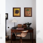 Gravura Coleção Retro Escritório 35,5 X 28 Cm