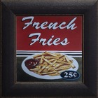 Gravura Coleção Retro Porções 35,5 X 28 Cm