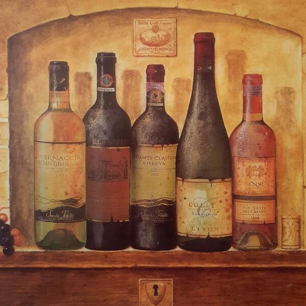 Gravura Coleção Vinhos I 25 X 25